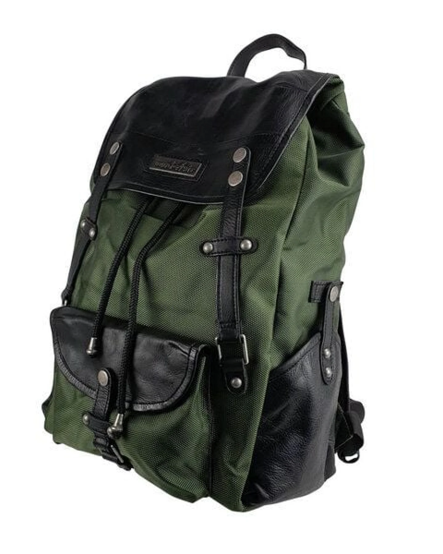 manbefair Robuster Laptop Rucksack Athena aus recyceltem Nylon Gewebe und Rinds-Leder – Ansicht 4