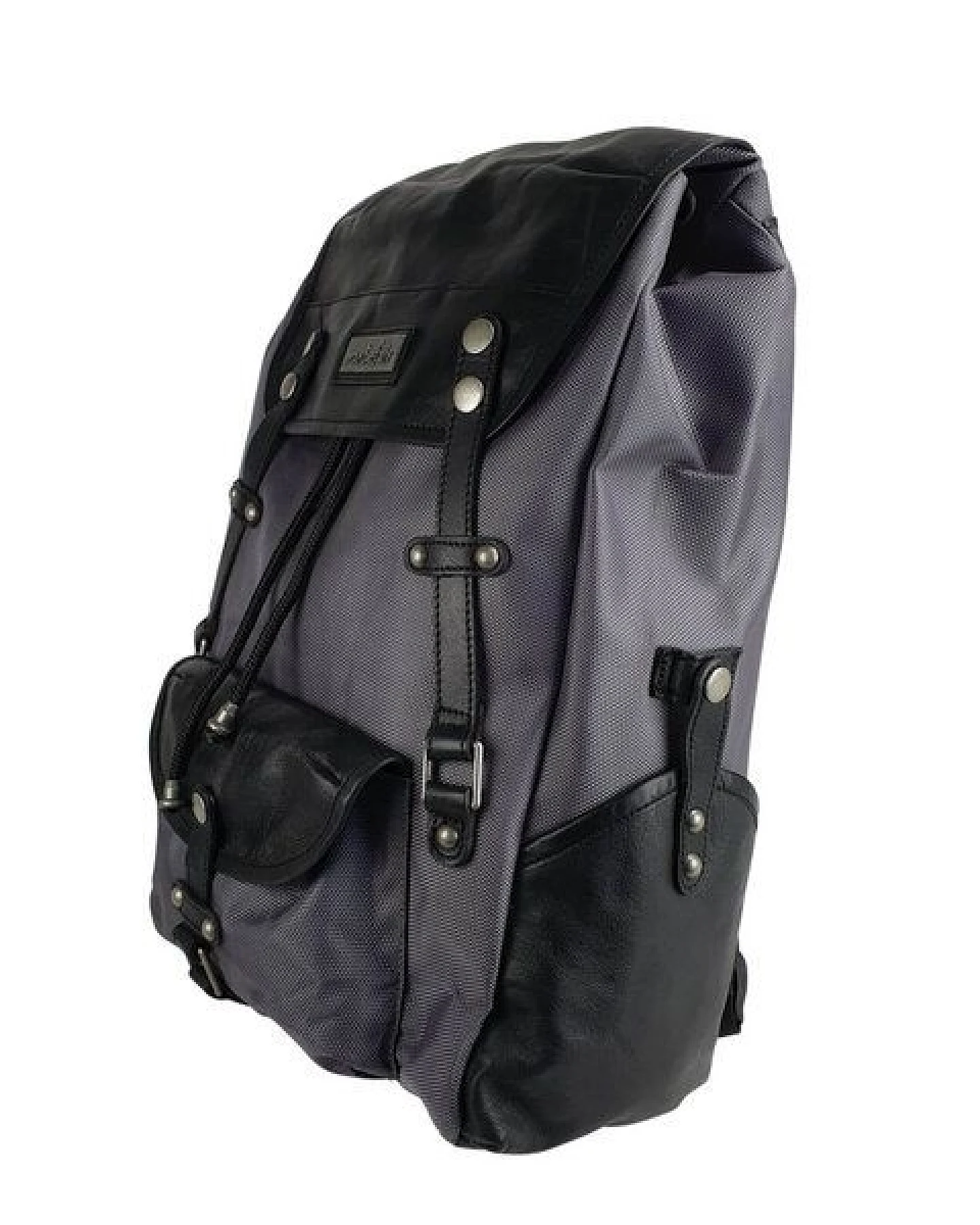 manbefair Robuster Laptop Rucksack Athena aus recyceltem Nylon Gewebe und Rinds-Leder – Ansicht 4