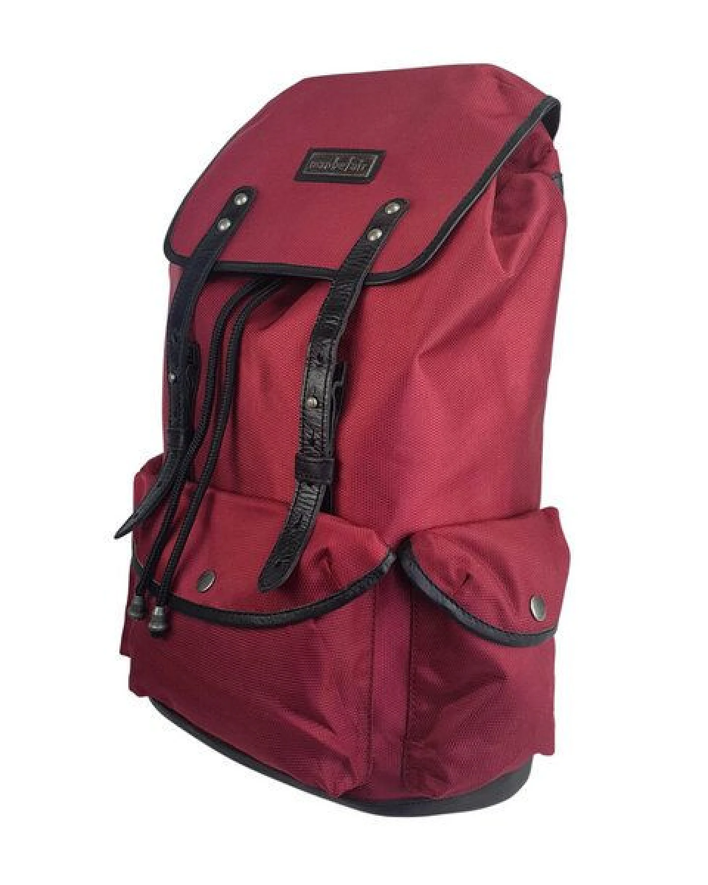 manbefair Lässiger Rucksack Vienna aus recyceltem Nylon Gewebe und Rinds-Leder – Ansicht 4