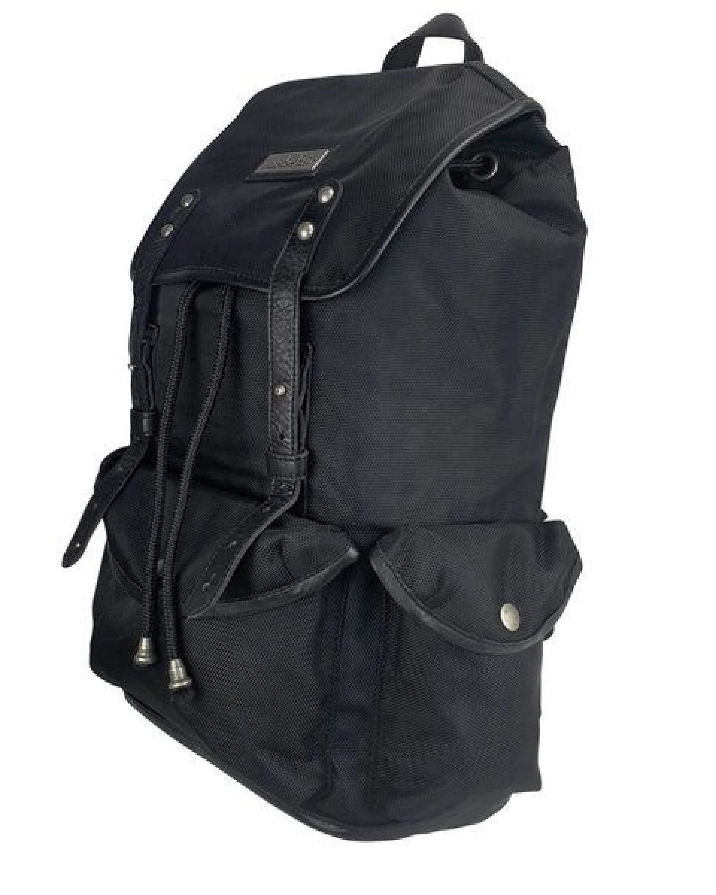 manbefair Lässiger Rucksack Vienna aus recyceltem Nylon Gewebe und Rinds-Leder – Ansicht 4