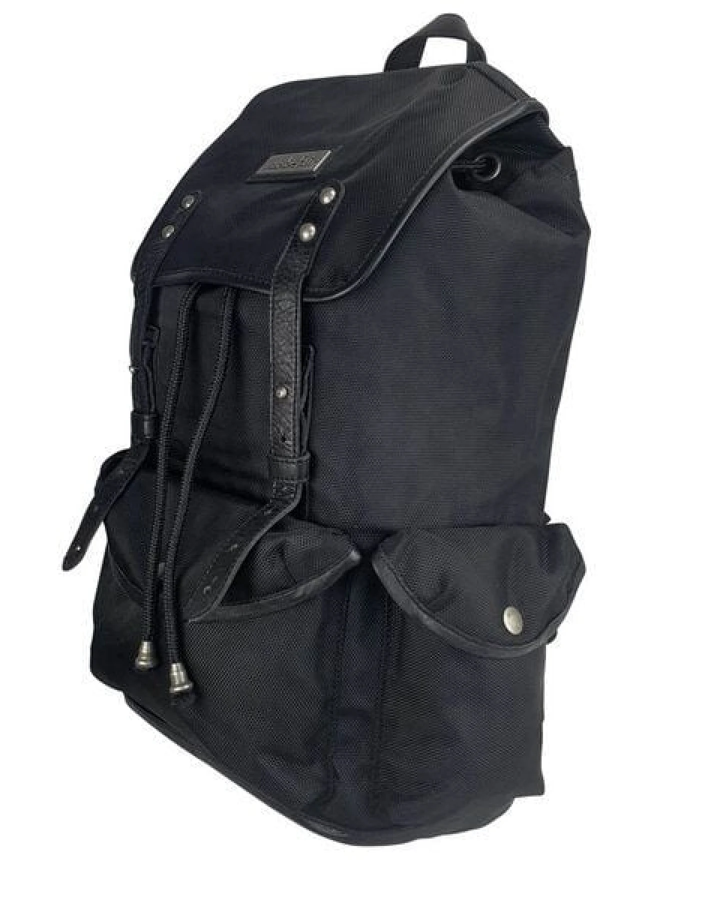 manbefair Lässiger Rucksack Vienna aus recyceltem Nylon Gewebe und Rinds-Leder – Ansicht 4