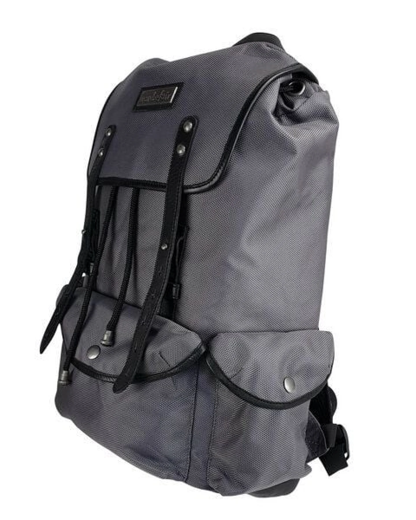 manbefair Lässiger Rucksack Vienna aus recyceltem Nylon Gewebe und Rinds-Leder – Ansicht 4