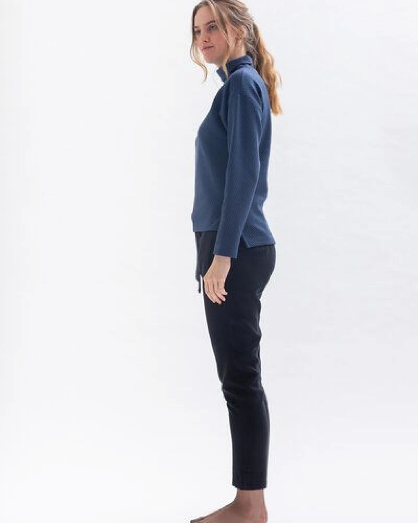 Studio Hertzberg Pullover *HAR-RRISS* mit Stehkragen aus Bio Baumwolle – Ansicht 4