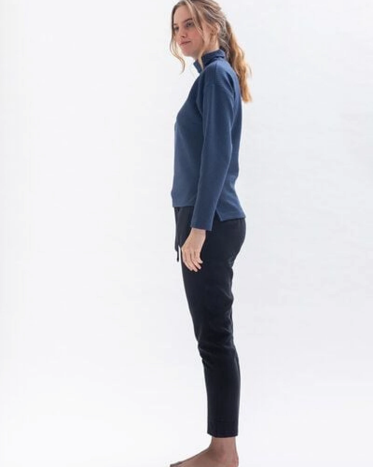 Studio Hertzberg Pullover *HAR-RRISS* mit Stehkragen aus Bio Baumwolle – Ansicht 4