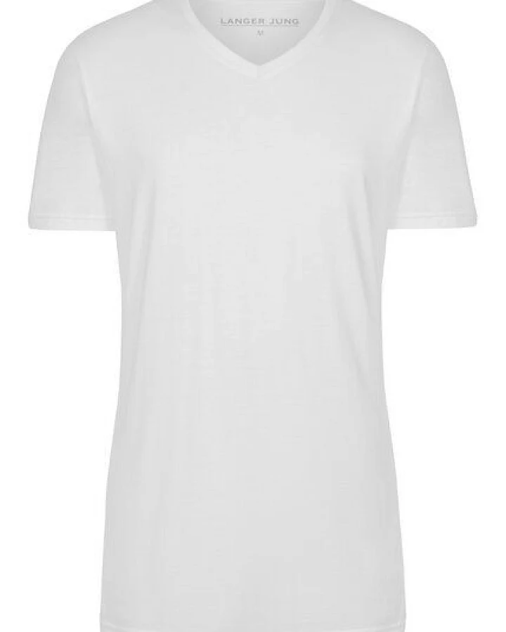 LANGER JUNG 2er Pack - T-Shirts extra lang mit V-Ausschnitt