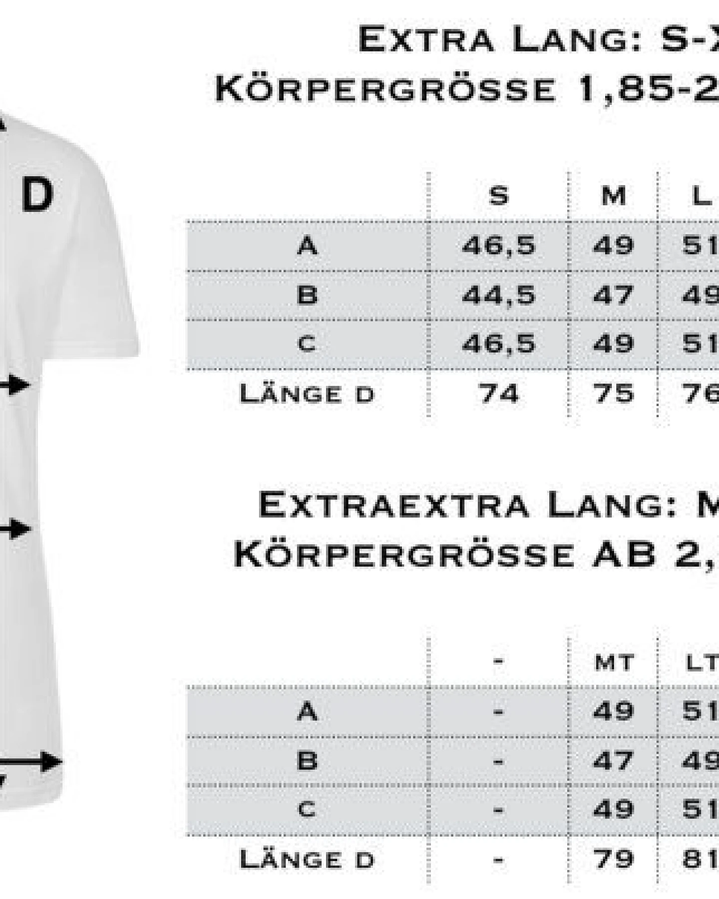LANGER JUNG 2er Pack - T-Shirts extra lang mit V-Ausschnitt – Ansicht 3