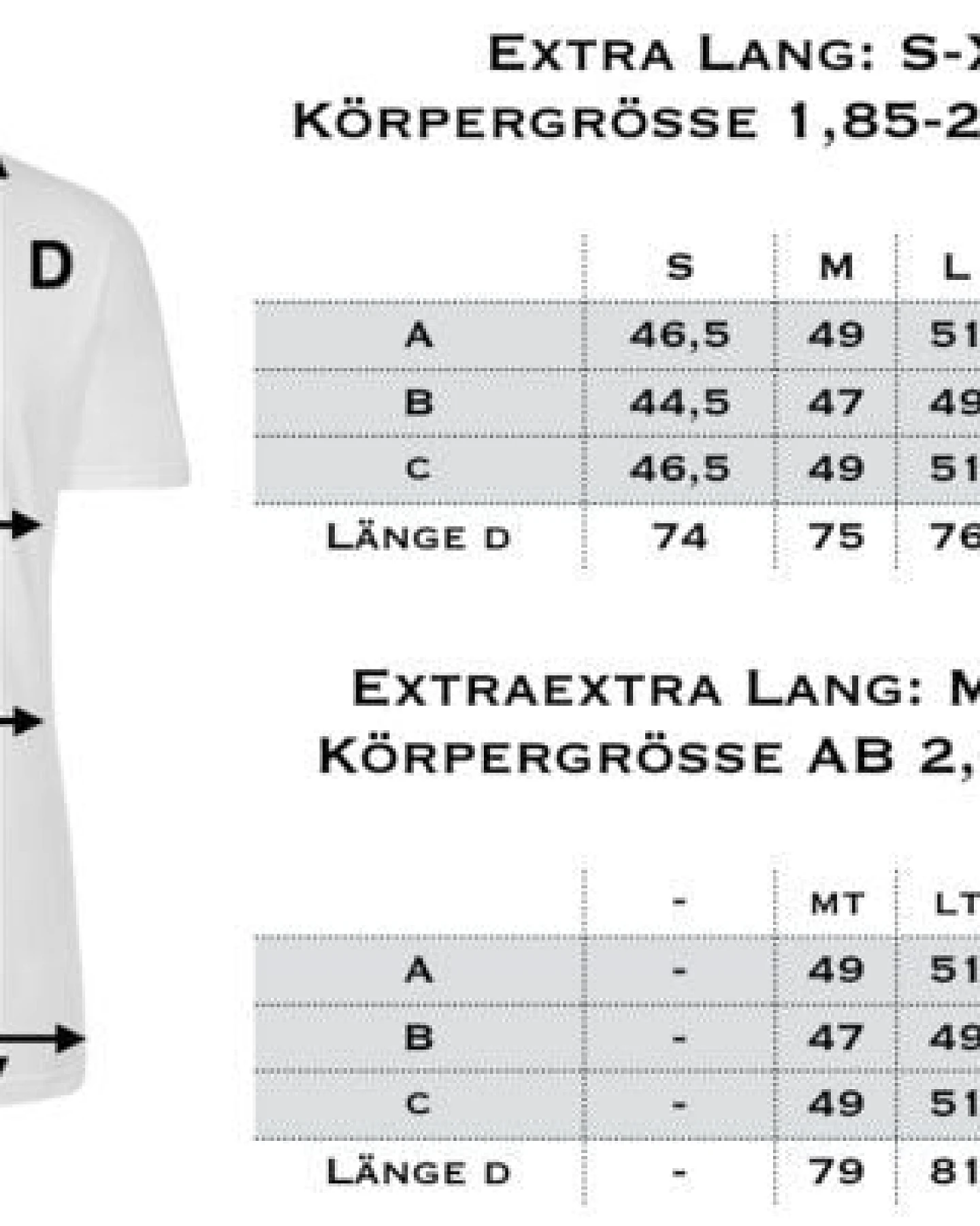 LANGER JUNG 2er Pack - T-Shirts extra lang mit V-Ausschnitt – Ansicht 3