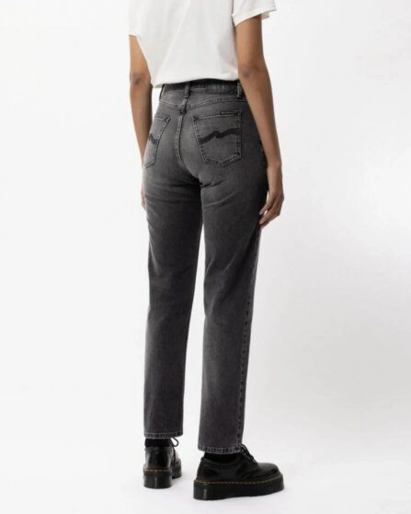 Nudie Jeans Damen Jeans - Straight Sally - aus einem Baumwolle/Elasthan Mix – Ansicht 4