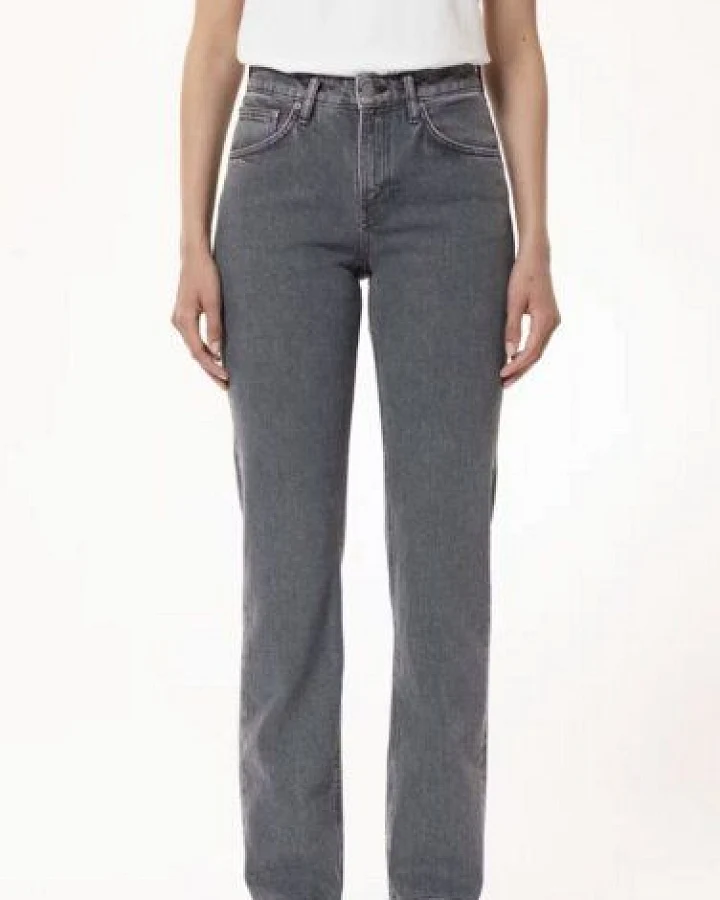 Nudie Jeans Damen Jeans - Straight Sally - aus einem Baumwolle/Elasthan Mix