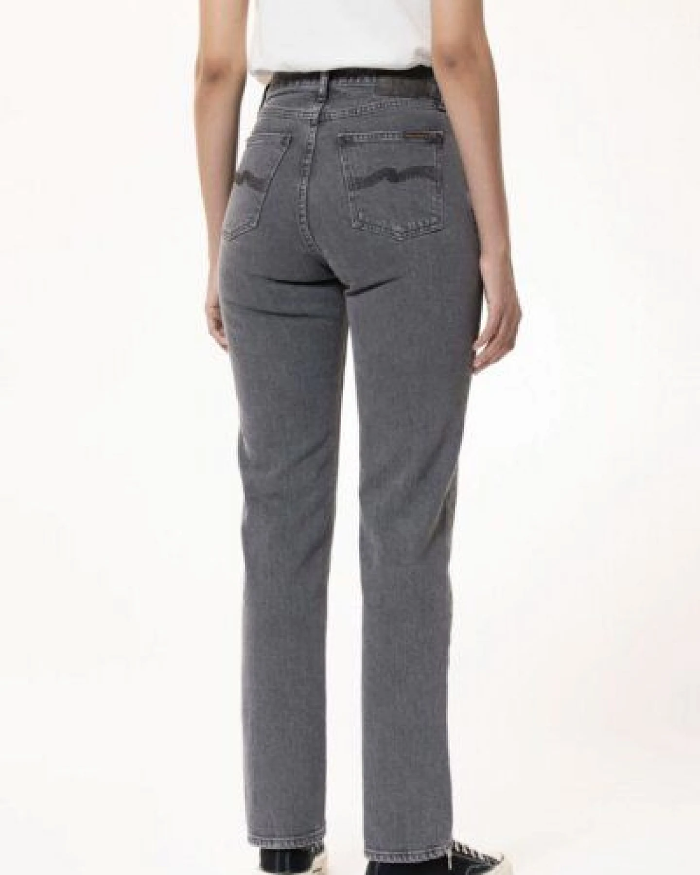 Nudie Jeans Damen Jeans - Straight Sally - aus einem Baumwolle/Elasthan Mix – Ansicht 2