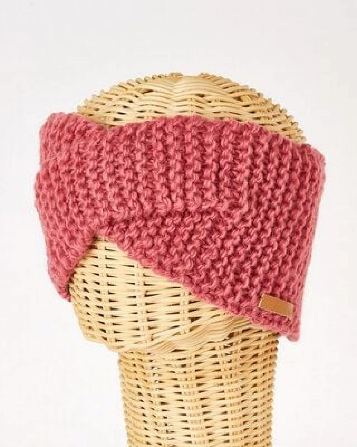 short'n'pietz Schurwollstirnband crisscross links gestrickt – Ansicht 3