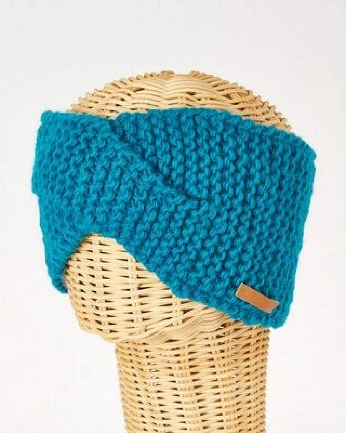 short'n'pietz Schurwollstirnband crisscross links gestrickt – Ansicht 4