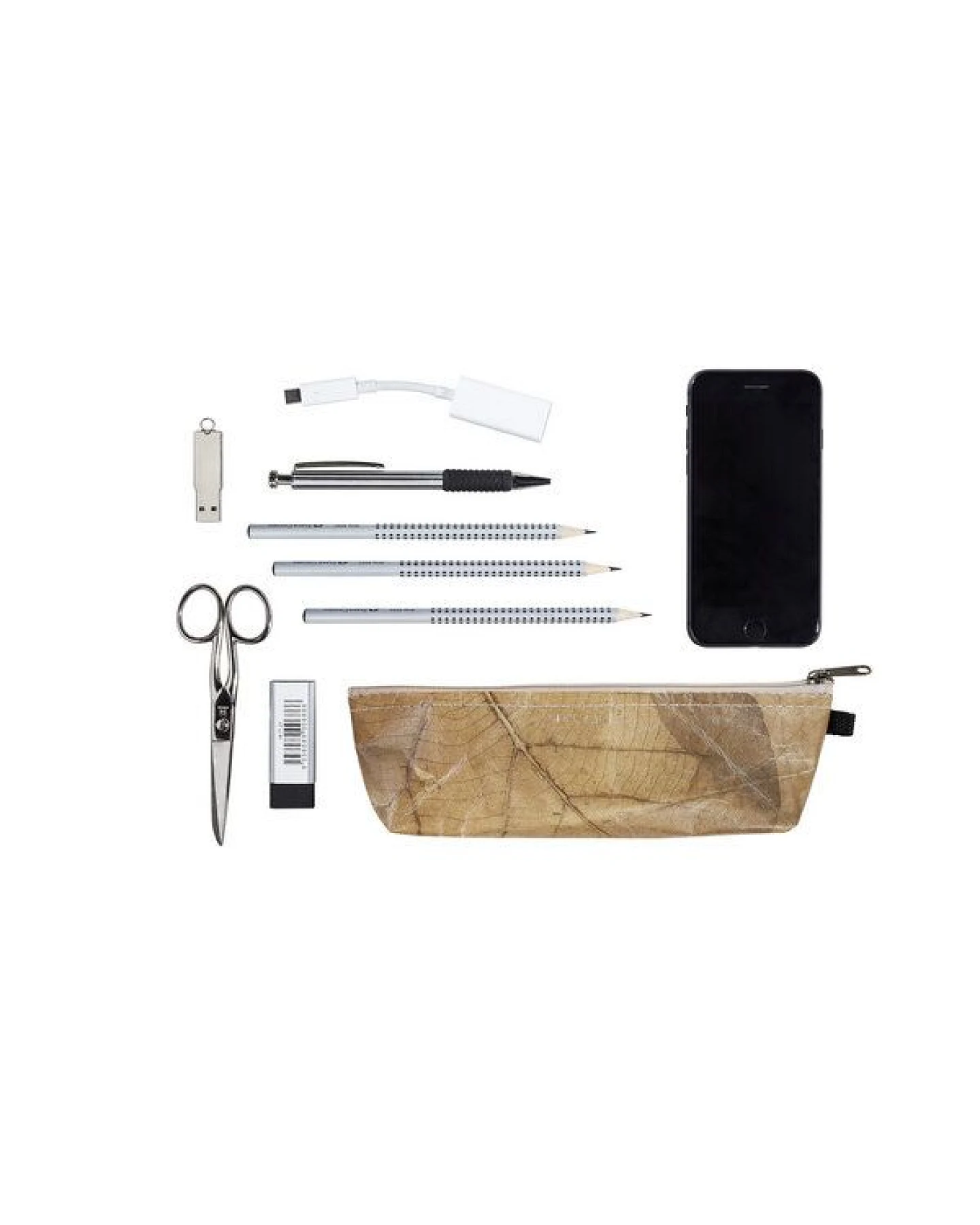 BELEAF Veganes Etui "PEN LEAF" Federmäppchen aus Blattleder – Ansicht 4