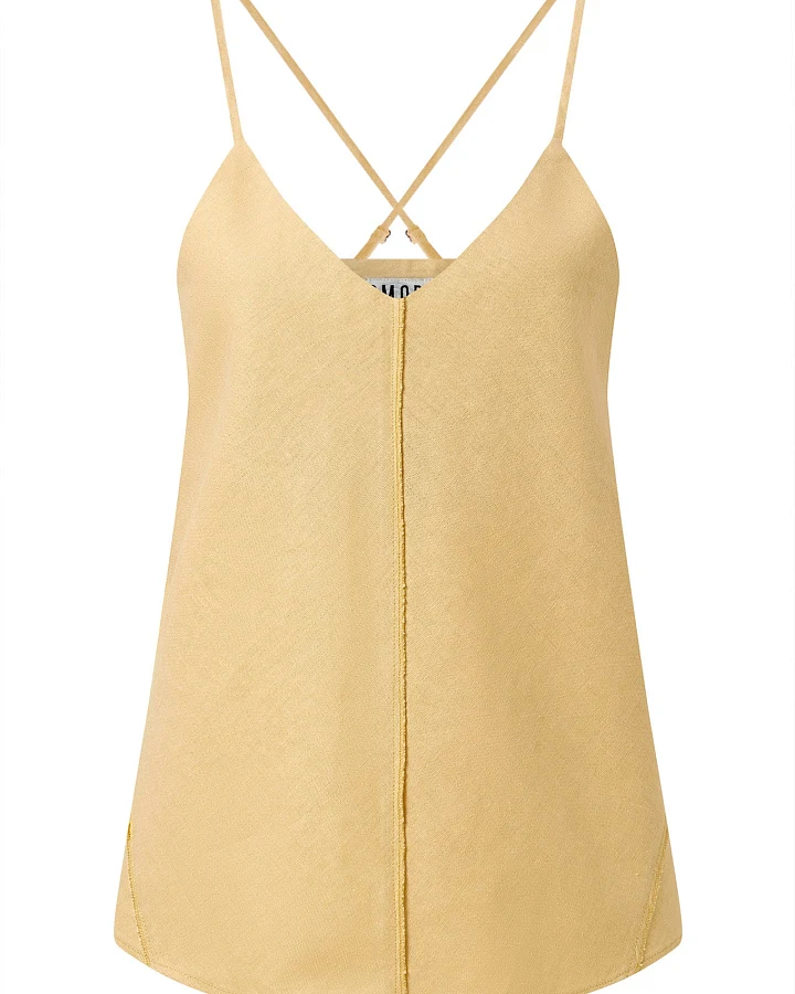 KOMODO Damen vegan Camisole Fleur Blend Sand Beige