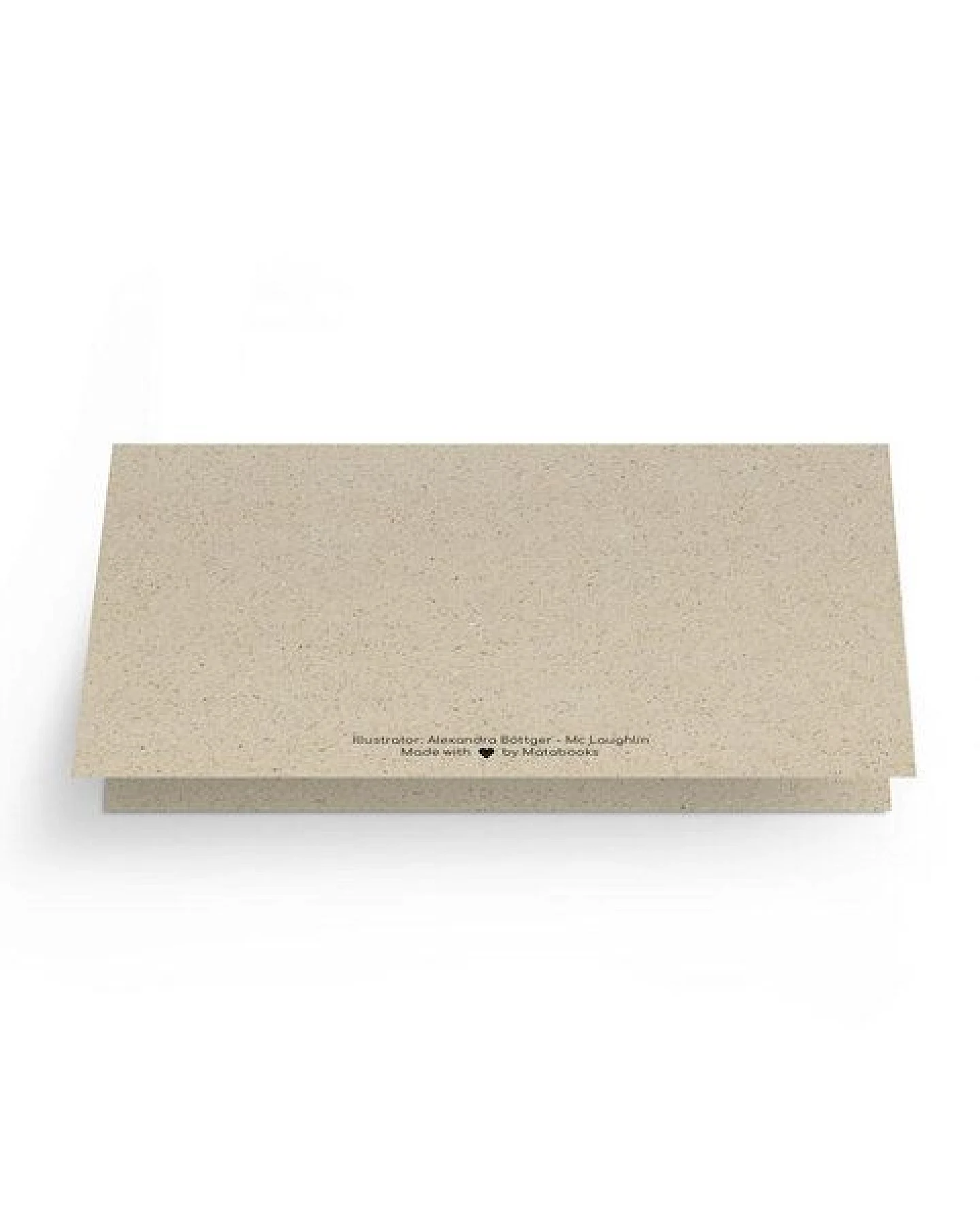 matabooks® DIN lang Dankeskarte aus nachhaltigem Graspapier – Danke – Ansicht 4