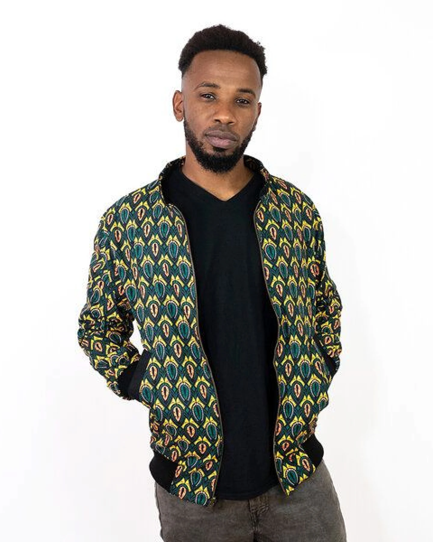 Khala Bomberjacke 'Peacock' Herren – Ansicht 2