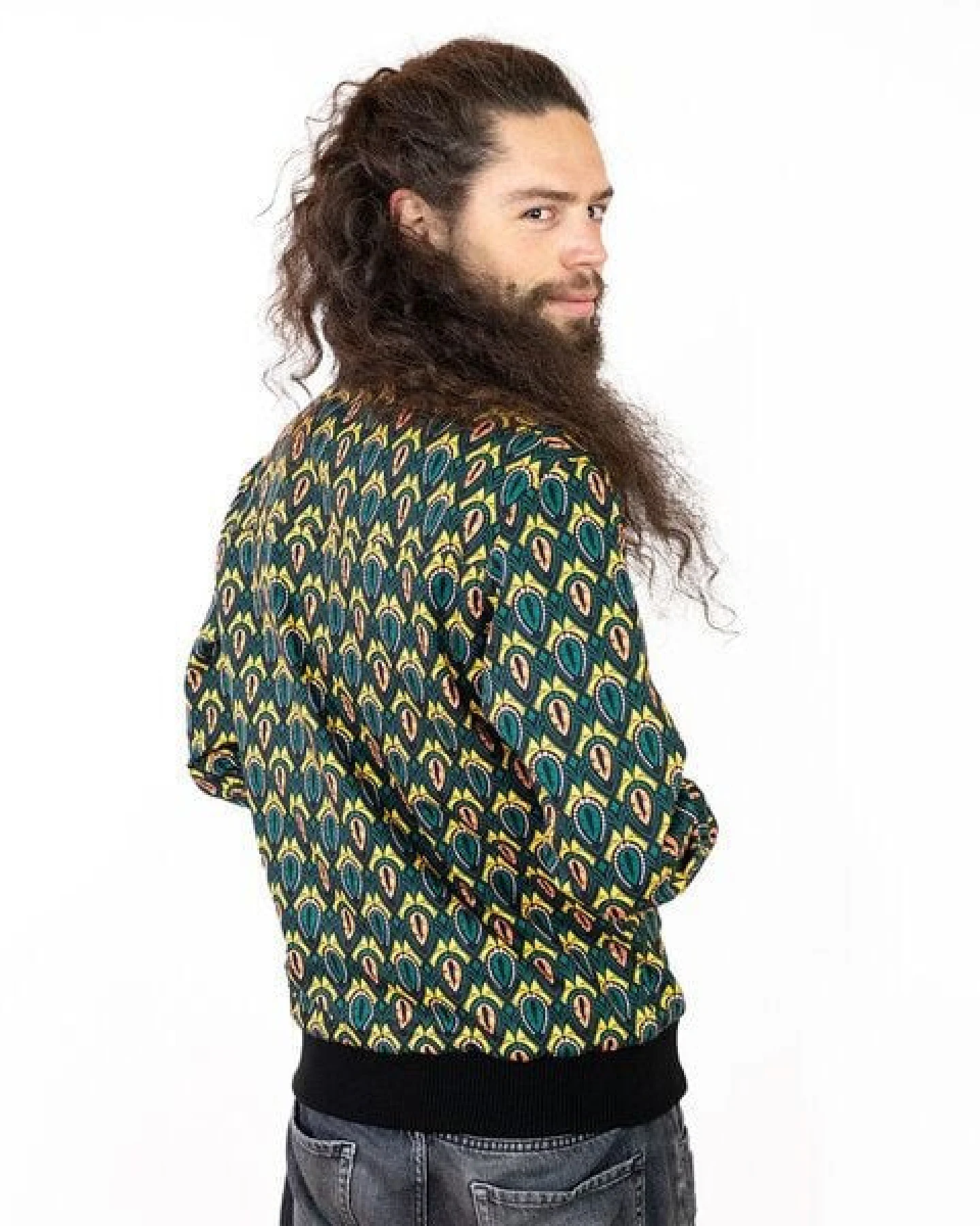 Khala Bomberjacke 'Peacock' Herren – Ansicht 4
