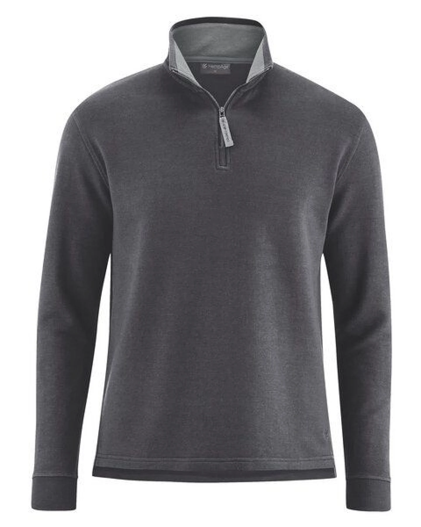 HempAge Herren Sweatware Troyer Hanf/Bio-Baumwolle – Ansicht 2
