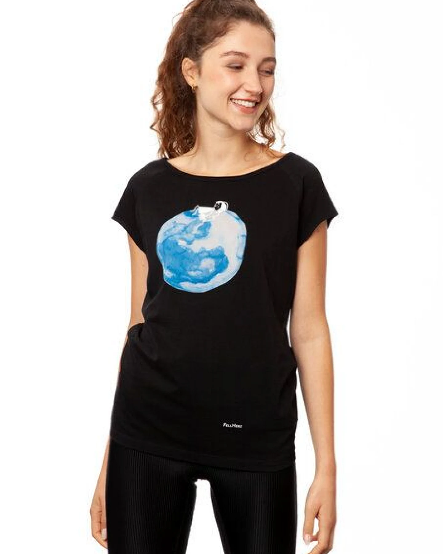 FellHerz Damen T-Shirt Moon Girl – Ansicht 2
