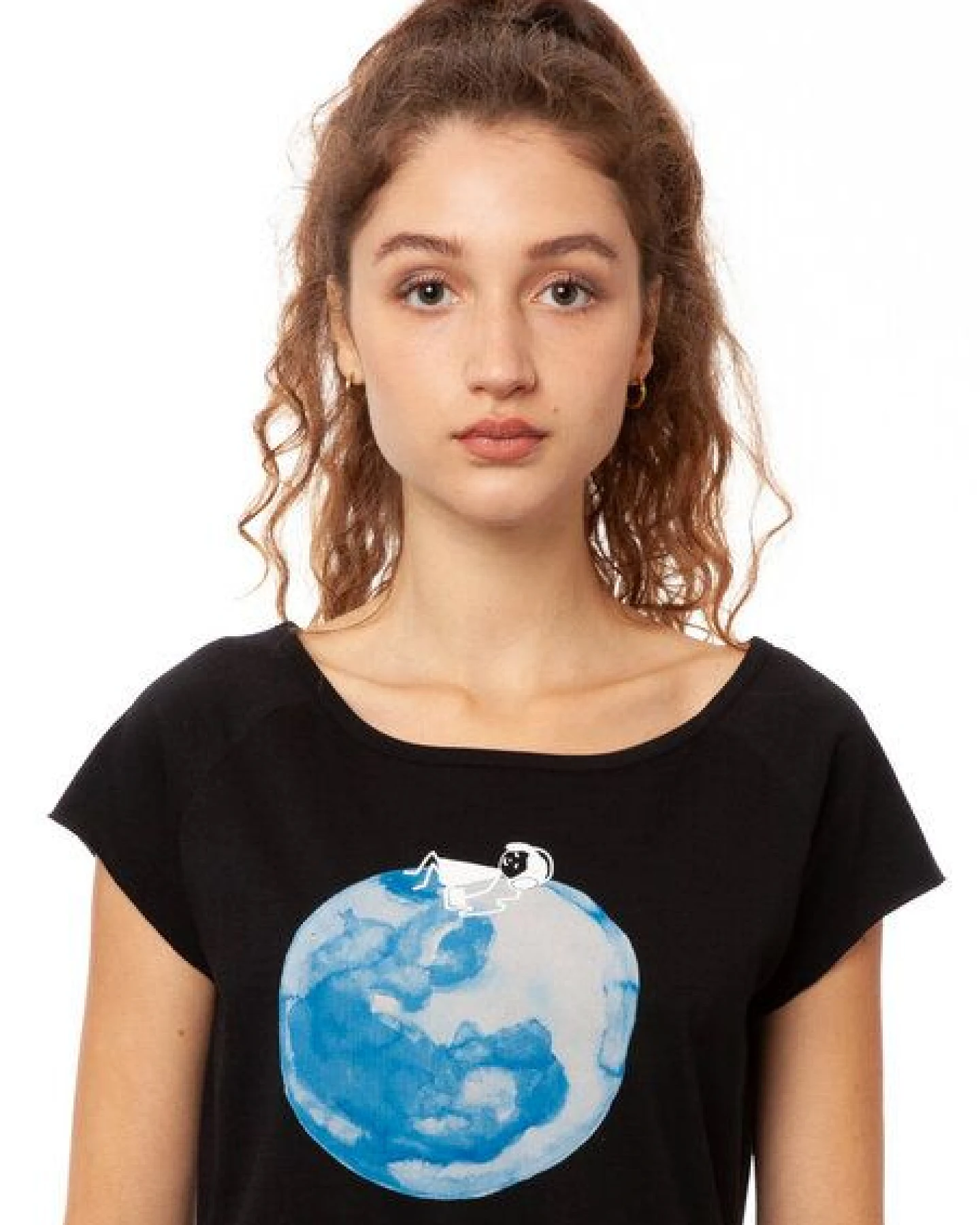 FellHerz Damen T-Shirt Moon Girl – Ansicht 4