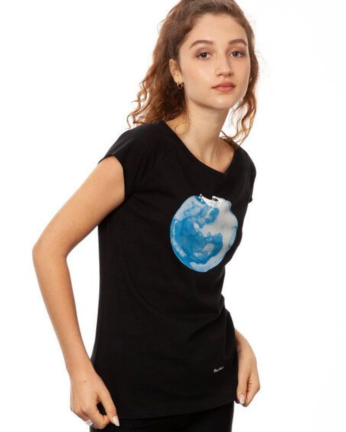 FellHerz Damen T-Shirt Moon Girl – Ansicht 4