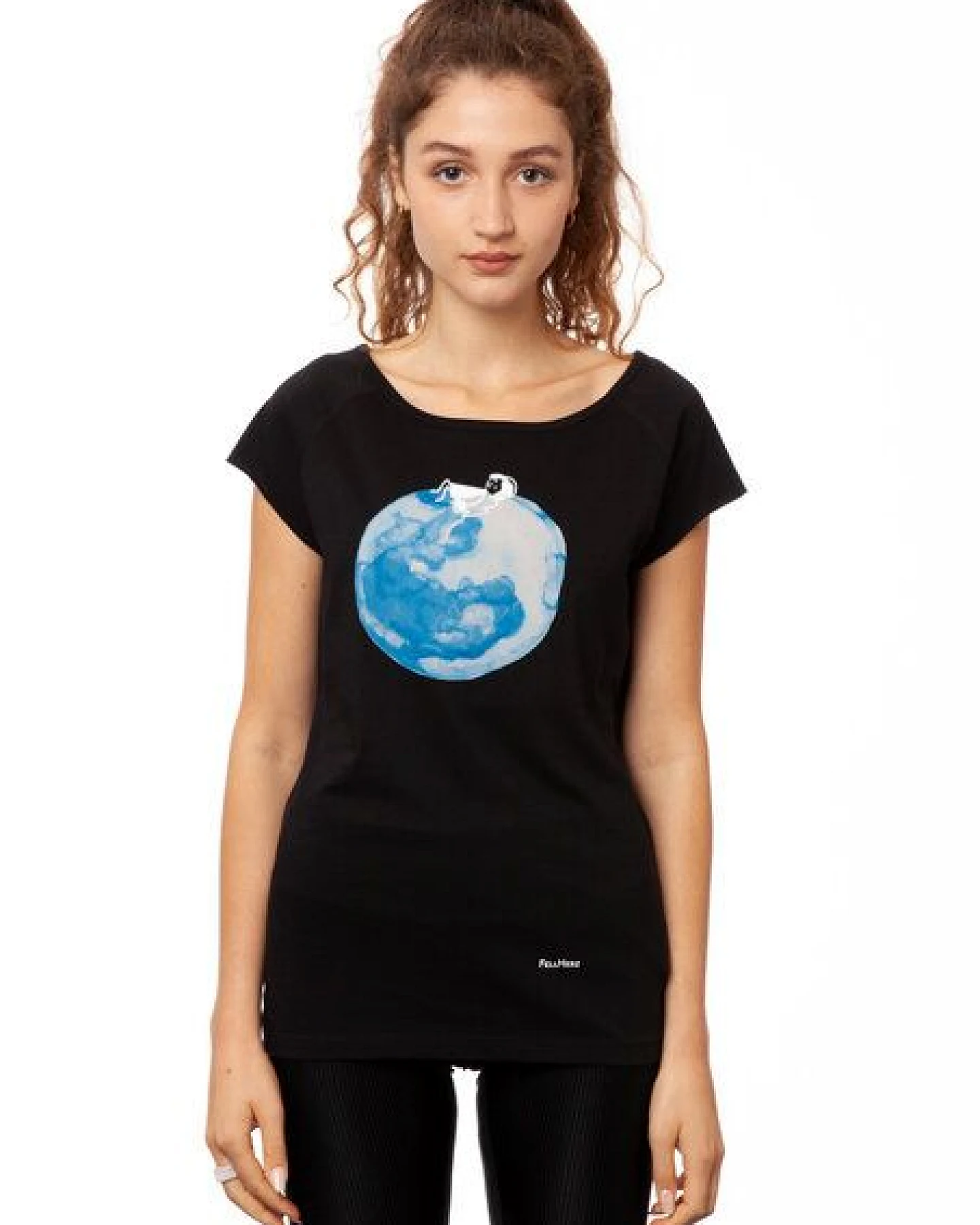 FellHerz Damen T-Shirt Moon Girl – Ansicht 3