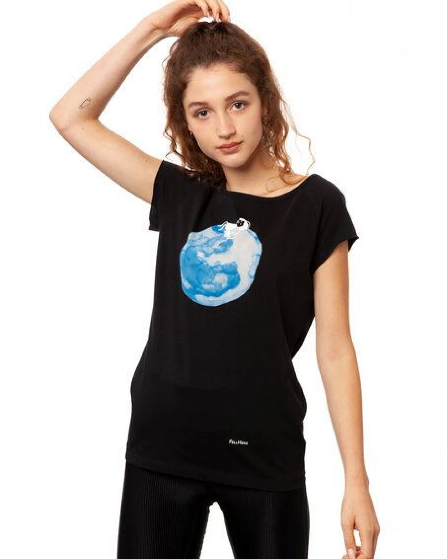 FellHerz Damen T-Shirt Moon Girl – Ansicht 4