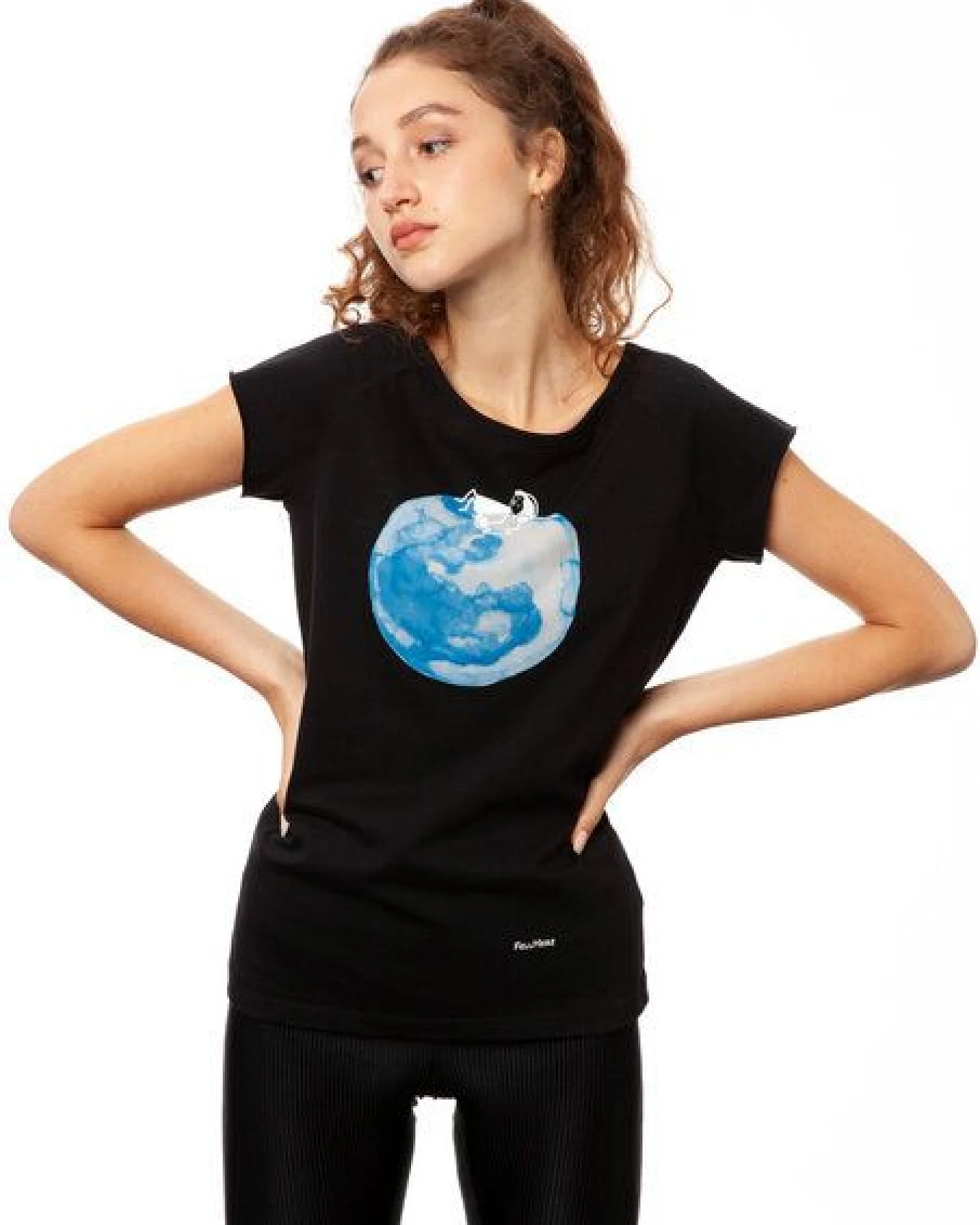 FellHerz Damen T-Shirt Moon Girl – Ansicht 3