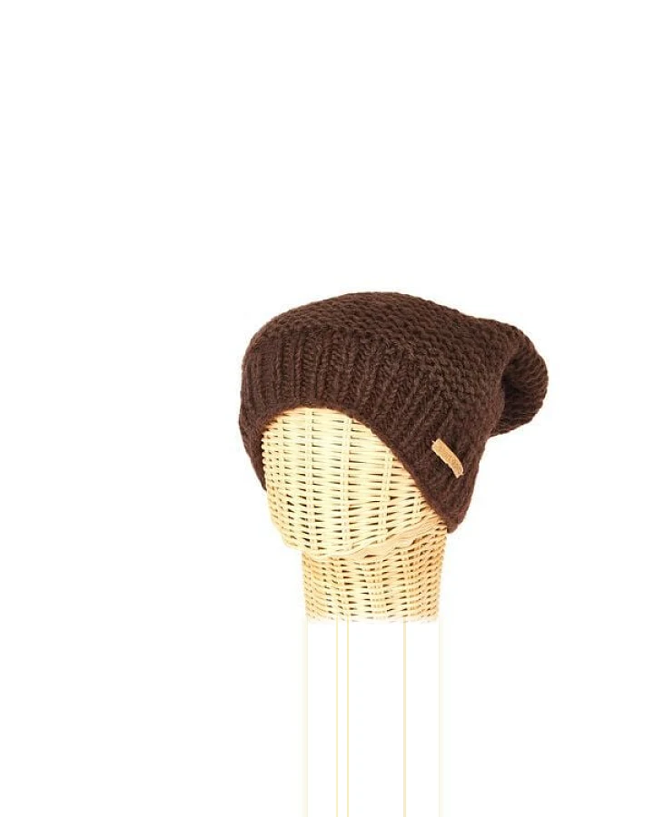 short'n'pietz Schurwollmütze links gestrickt