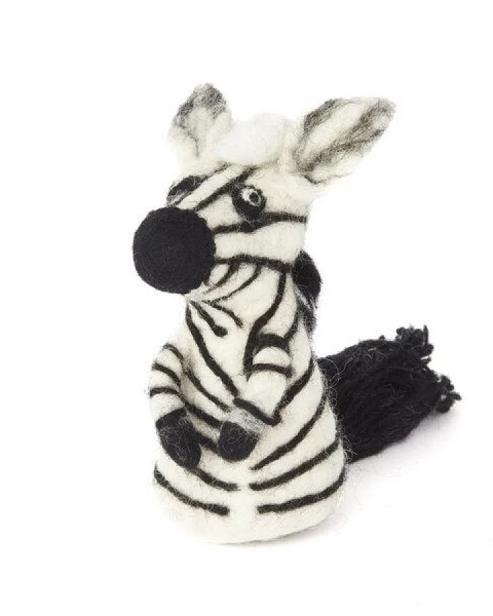 short'n'pietz Zebra als Filz Eierwärmer