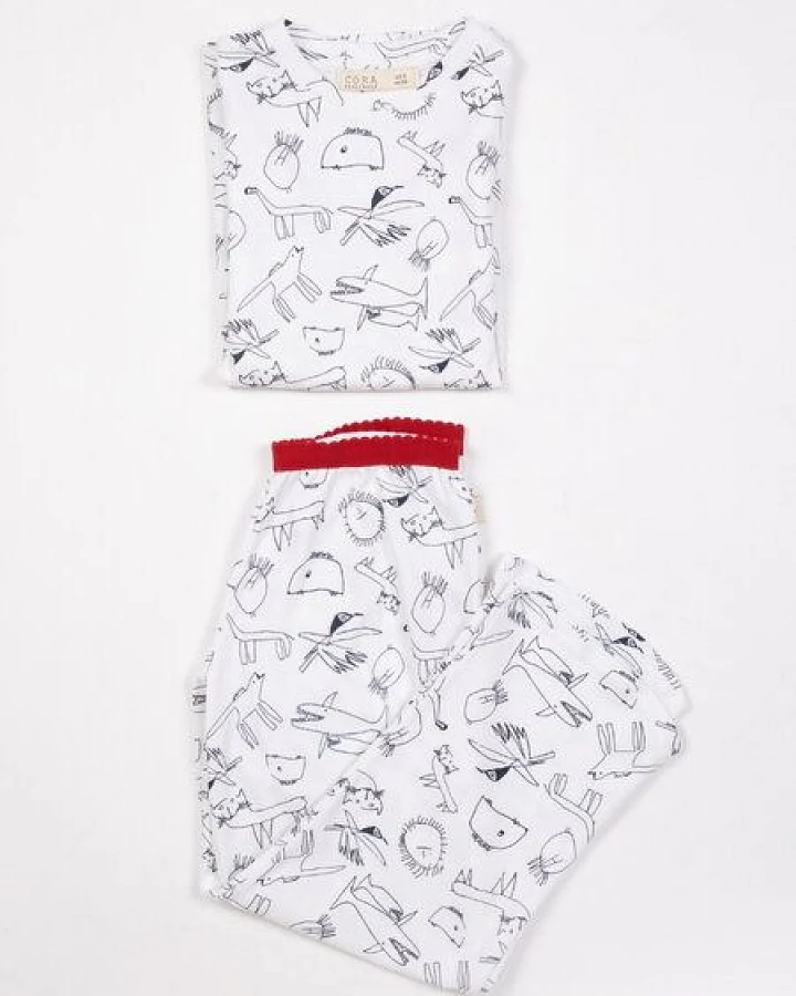 CORA happywear Kinder Schlafanzug aus Bio-Baumwolle "Chris"