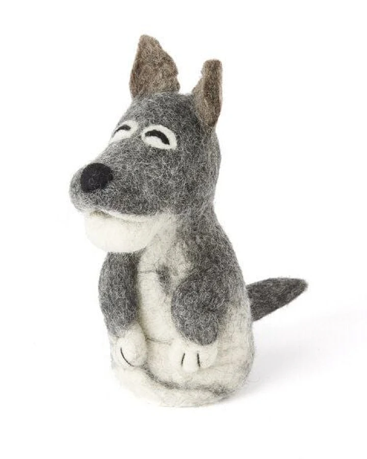 short'n'pietz Wolf als Filz Eierwärmer