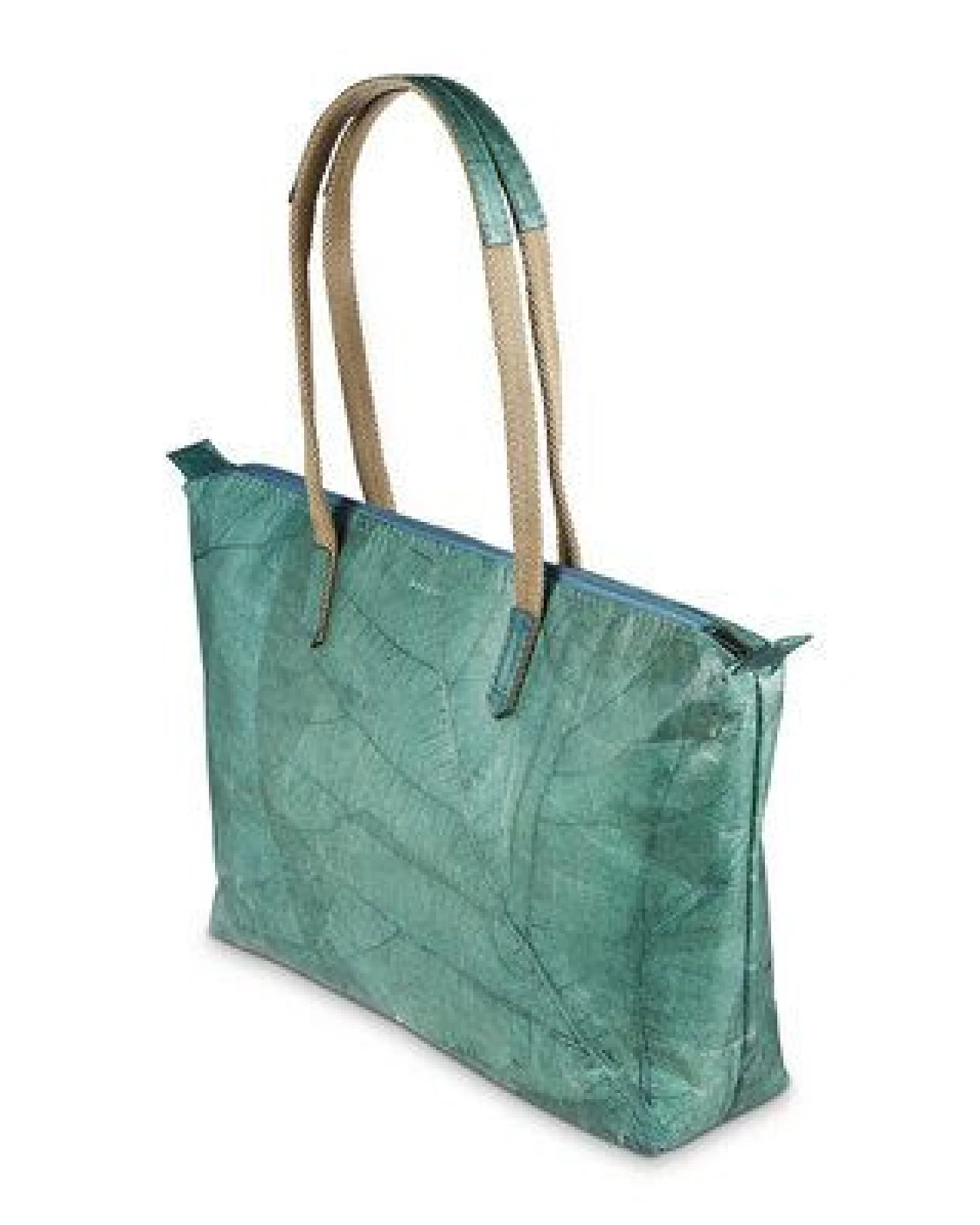 BELEAF Vegane Tasche "SHOP LEAF" aus Blattleder – Ansicht 3