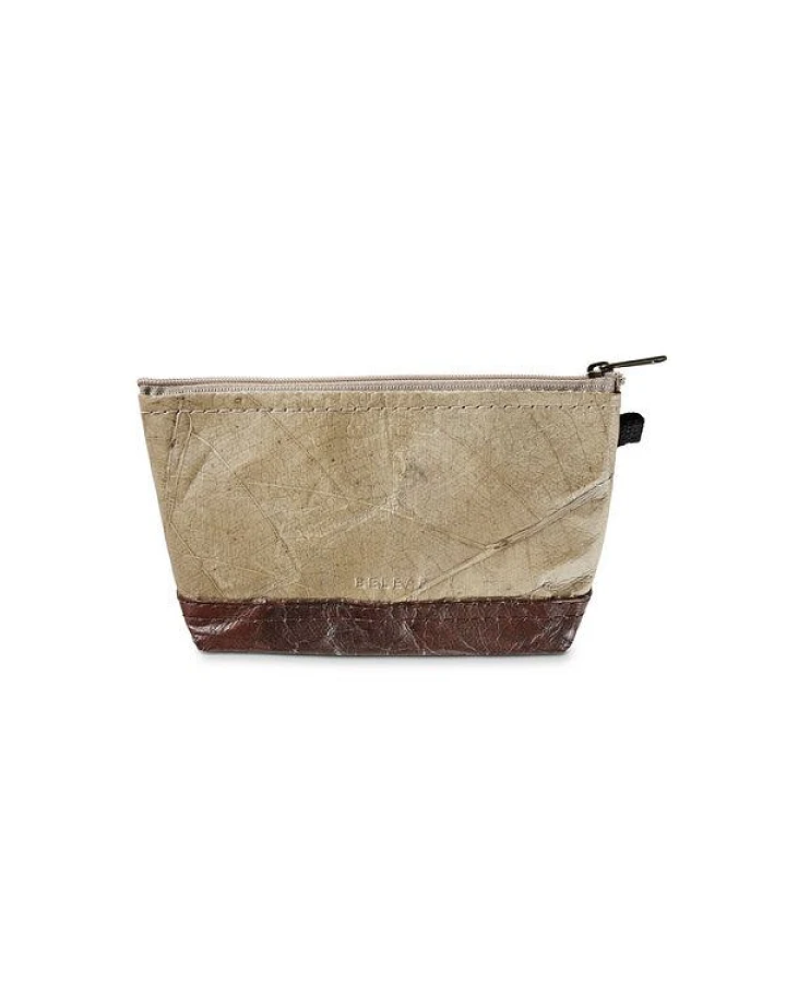 BELEAF Veganer Kosmetikbeutel "BAG LEAF" aus Blattleder