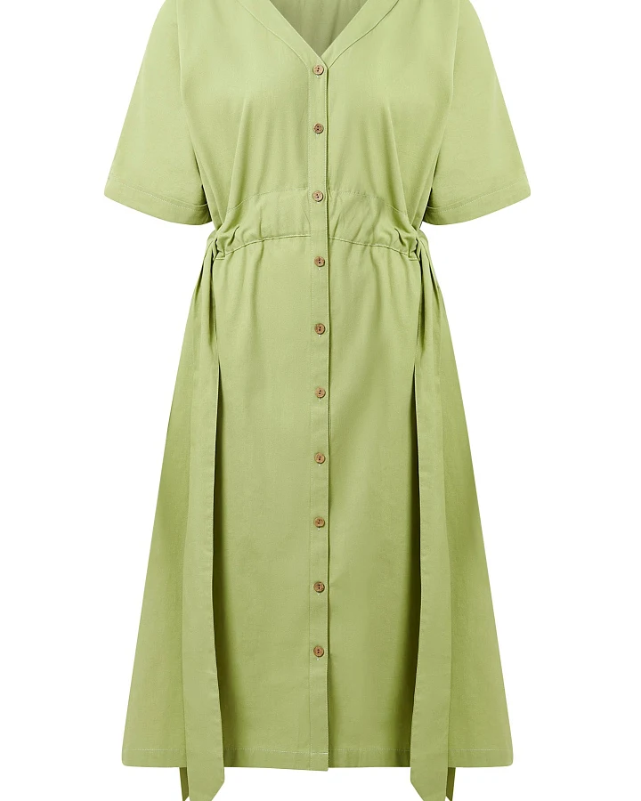 KOMODO Damen vegan Kleid Dusk Sage