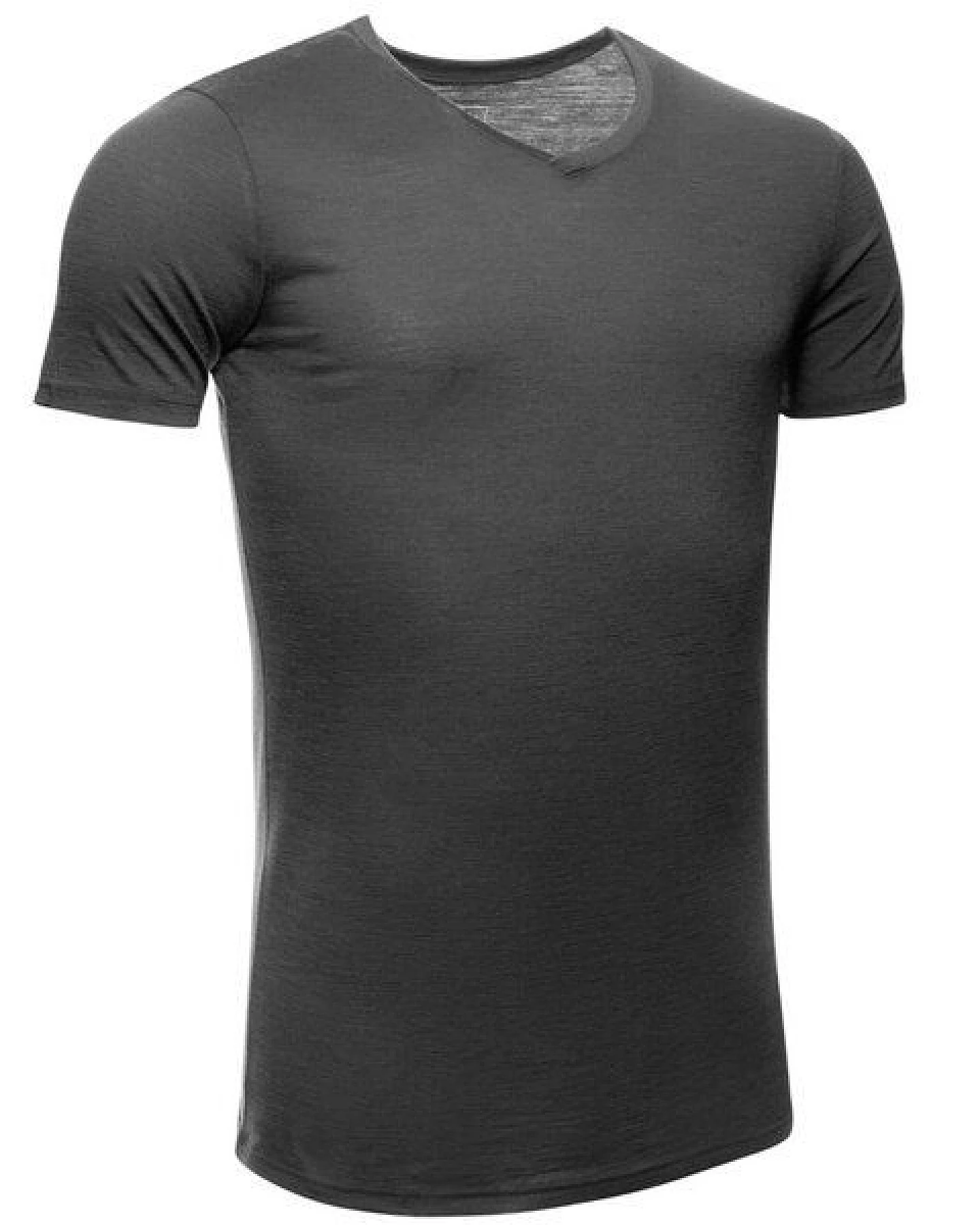 Kaipara - Merino Sportswear Merino T-Shirt Kurzarm Slimfit V-Ausschnitt 150 – Ansicht 2