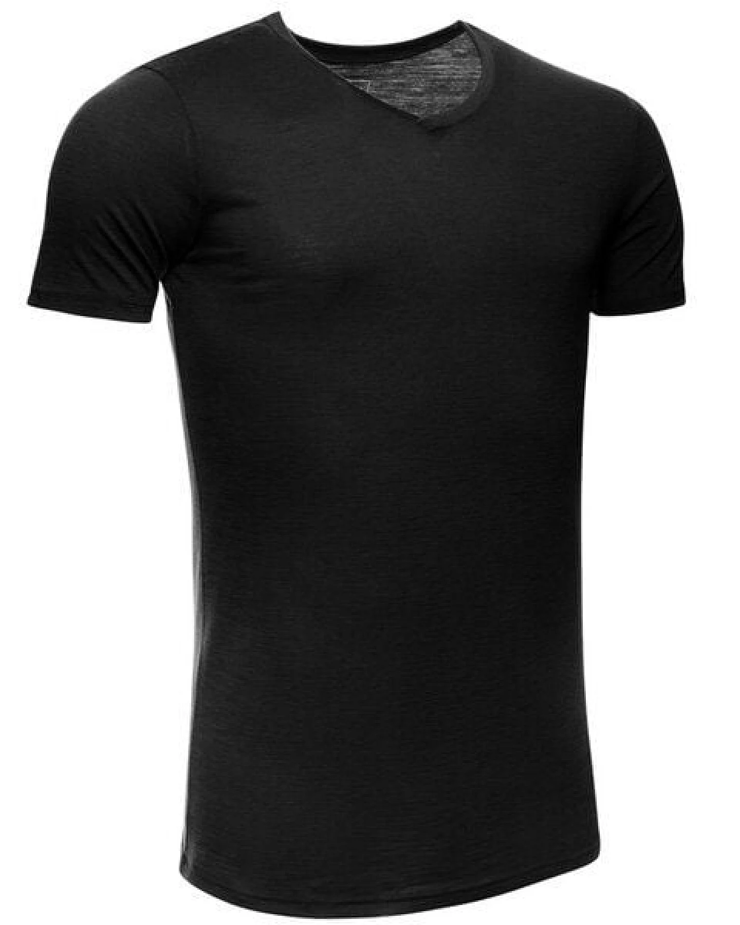 Kaipara - Merino Sportswear Merino T-Shirt Kurzarm Slimfit V-Ausschnitt 150 – Ansicht 2