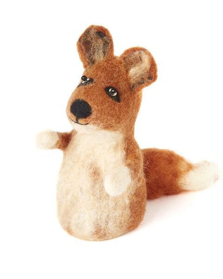short'n'pietz brauner Fuchs als Filz Eierwärmer