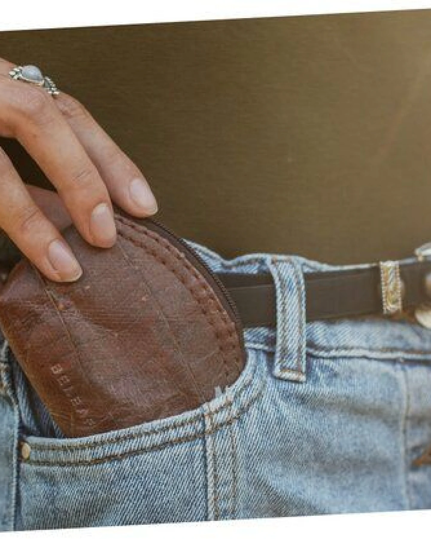 BELEAF Kleine vegane Geldbörse aus Lederalternative "MINI LEAF" für Damen & Herren – Ansicht 4