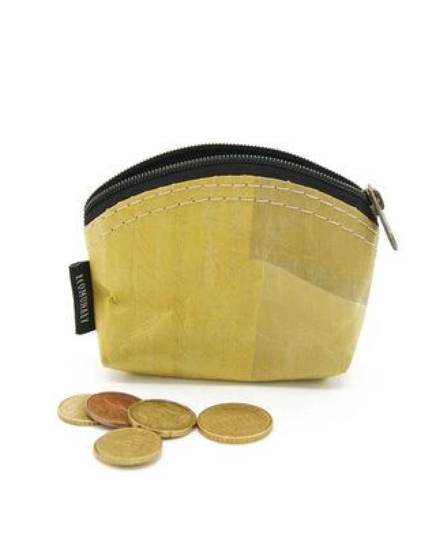 ECOMONKEY® Kleines Münzportemonnaie aus Bananenblättern – Ansicht 2