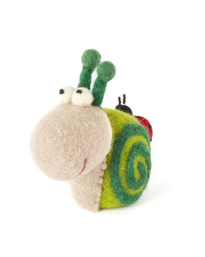 short'n'pietz Schnecke als Filz Eierwärmer