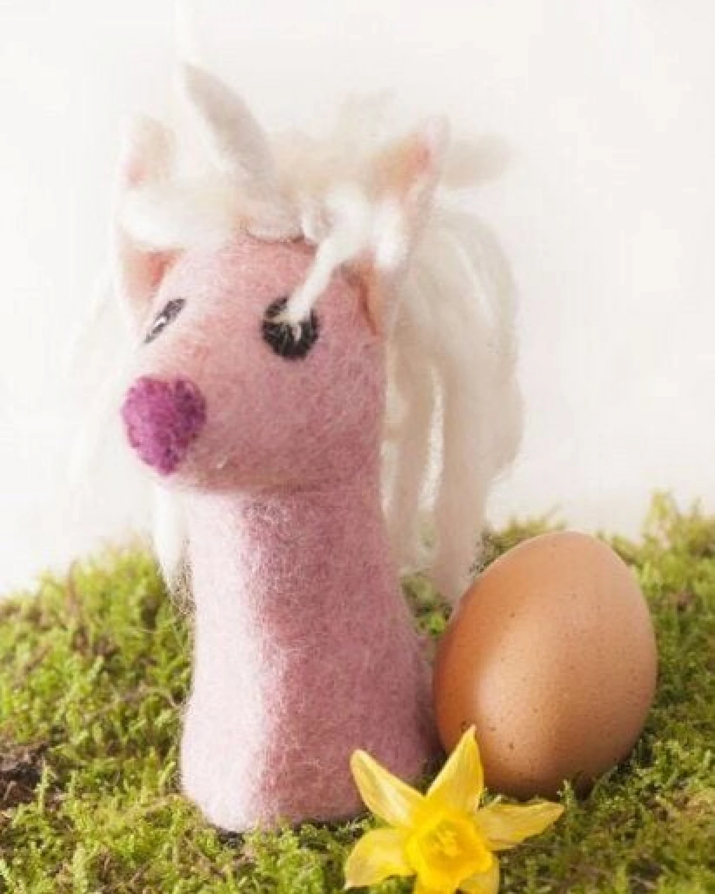 short'n'pietz Einhorn als Filz Eierwärmer – Ansicht 2