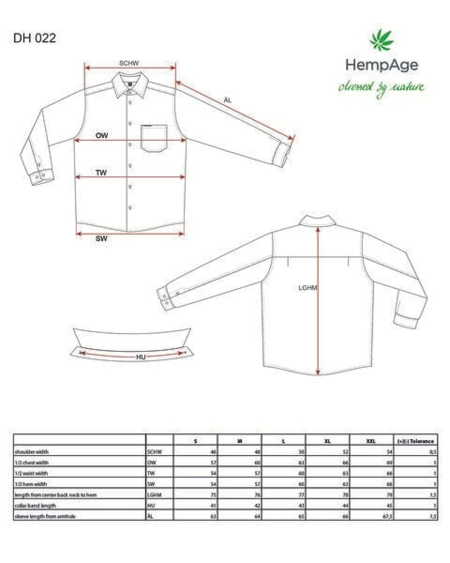 HempAge Herren Hemd Billy Hanf – Ansicht 2