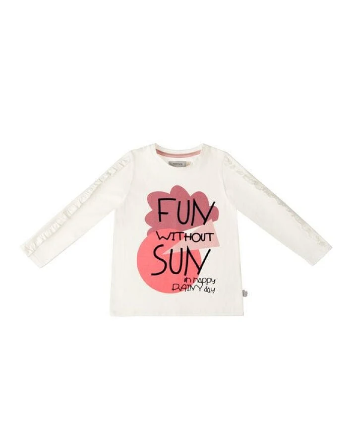 Marraine Kids Langarmshirt mit Rüschen "Fun without Sun"
