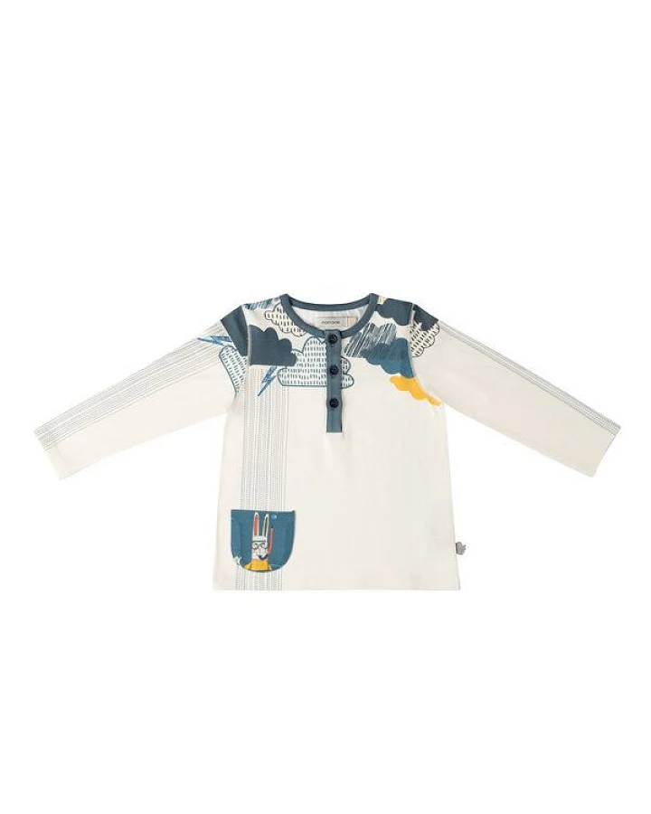 Marraine Kids Langarmshirt mit Knopfleiste "Cato Diver"