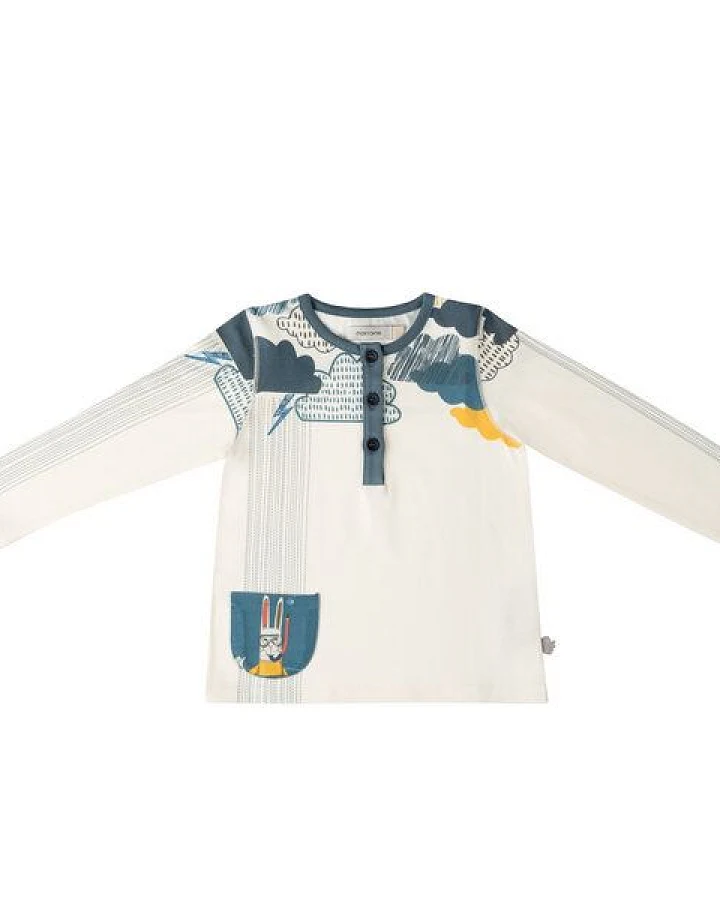 Marraine Kids Langarmshirt mit Knopfleiste "Cato Diver"
