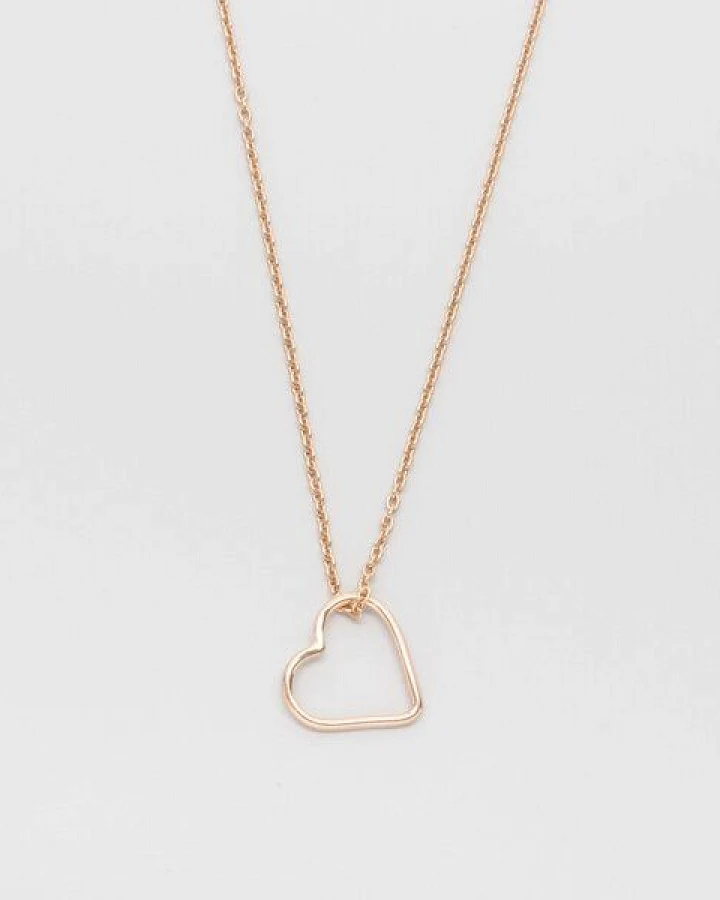 fejn jewelry Kette 'open heart' - M/L