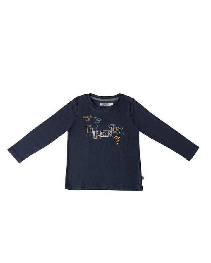 Marraine Kids Langarmshirt mit Frontprint "Thunderstorm"