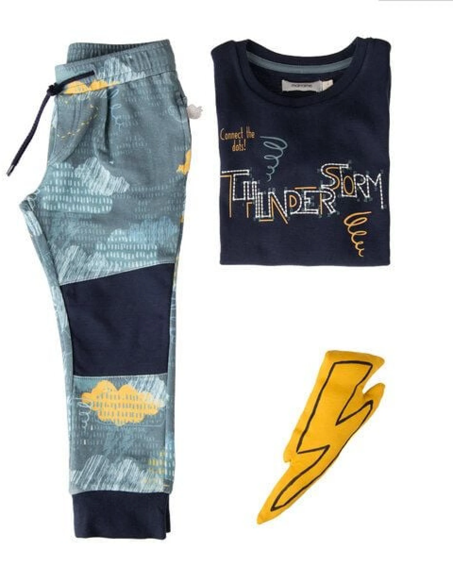 Marraine Kids Langarmshirt mit Frontprint "Thunderstorm" – Ansicht 4