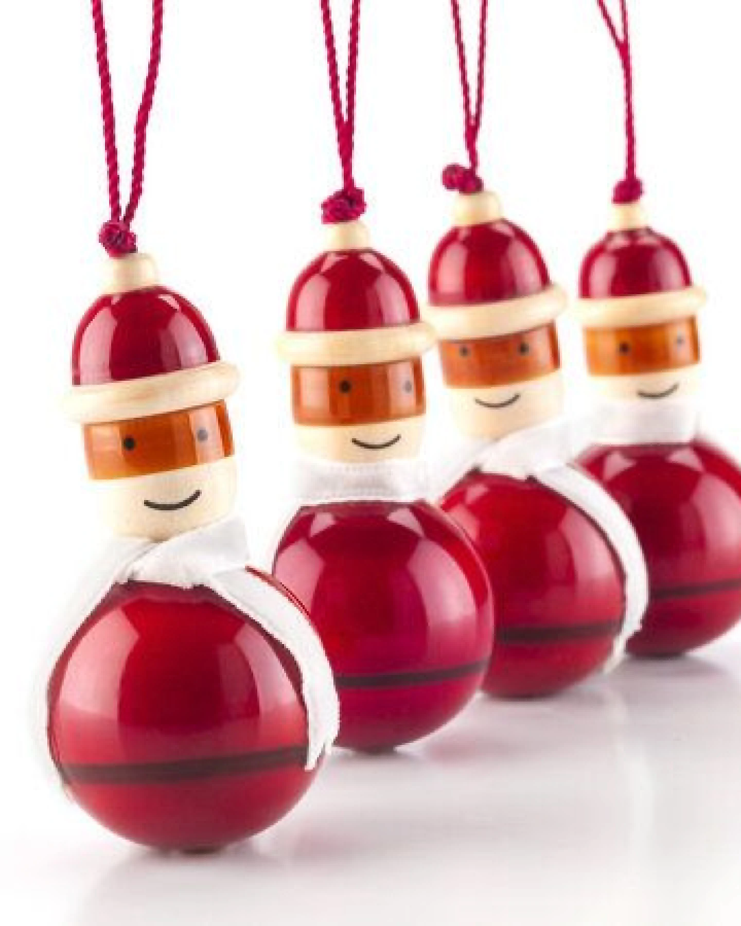 Maya Organic Weihnachtsdekoration 4 Santas in a Box – Ansicht 4